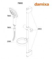 SET BARRA DUCHA PINE DAMIXA